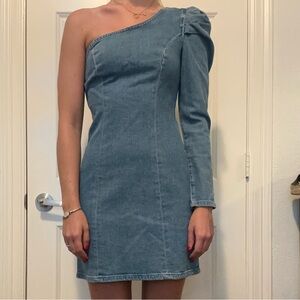Girlfriend Denim dress -Worn once